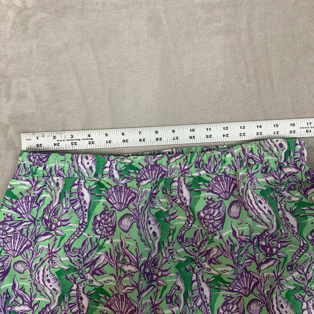 Vineyard Vines Swim Trunks Mens Medium Nautical Theme Lined Draw String Pockets
